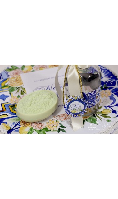 Trusou botez cu flori si lamai ideal pentru un botez vara Limoncello 13
